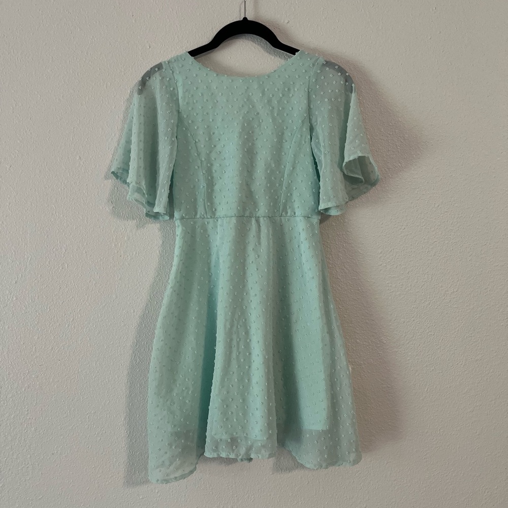 Swiss Dot Skater Dress